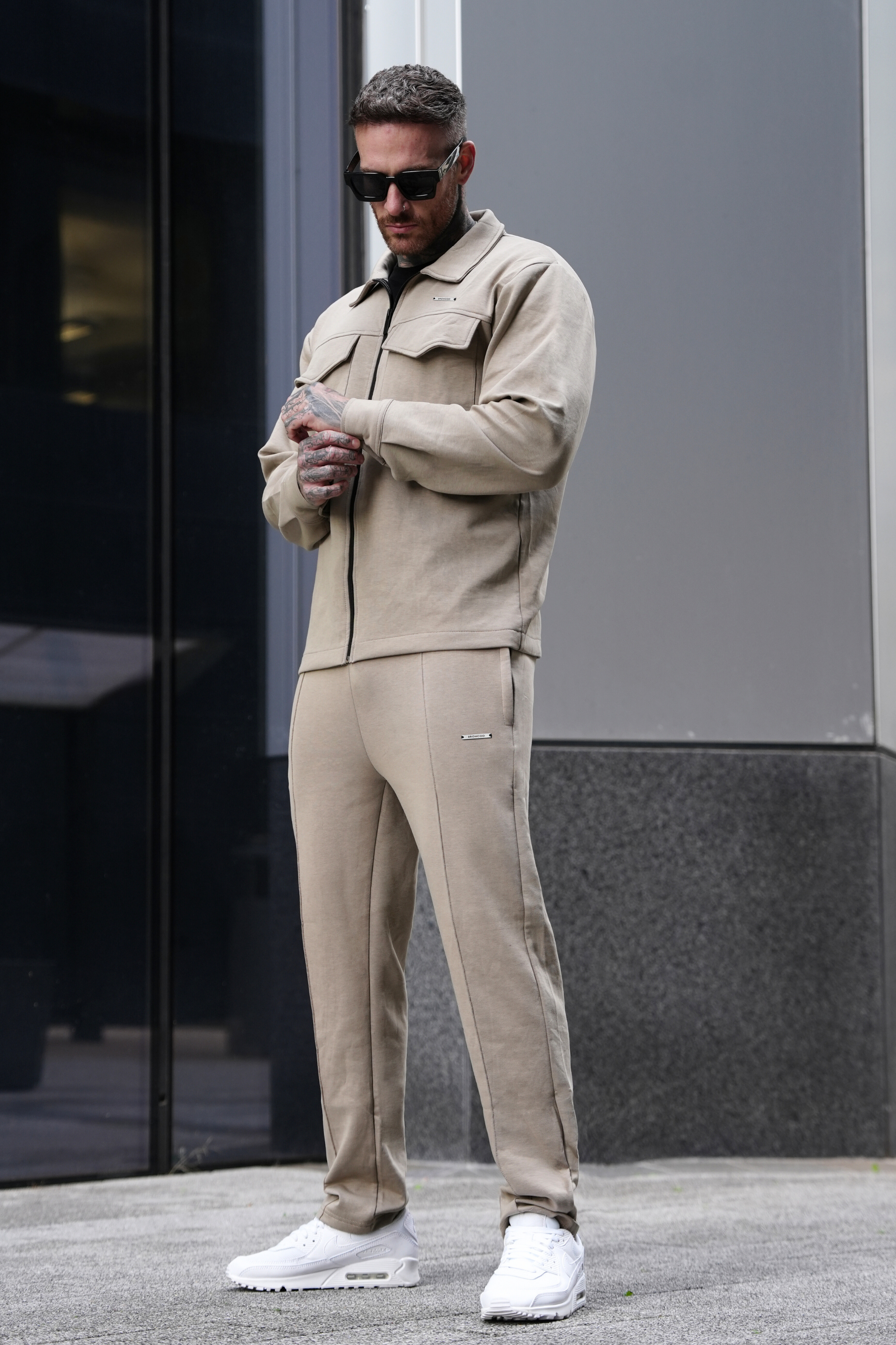 Soft Sand Cotton Classic Trouser