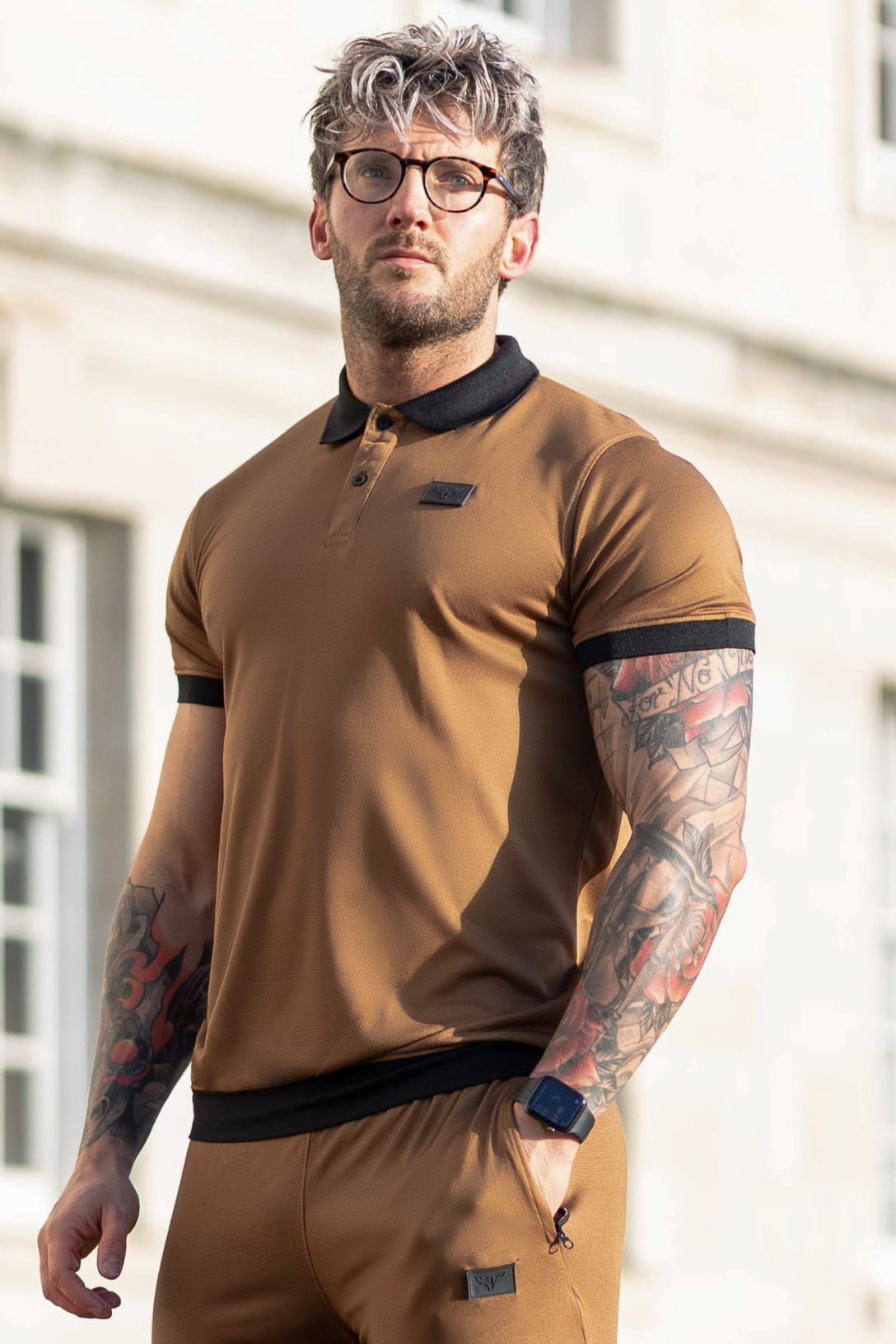 Broncoo Brown Tawny Polo