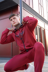 BT Burgundy Zipper