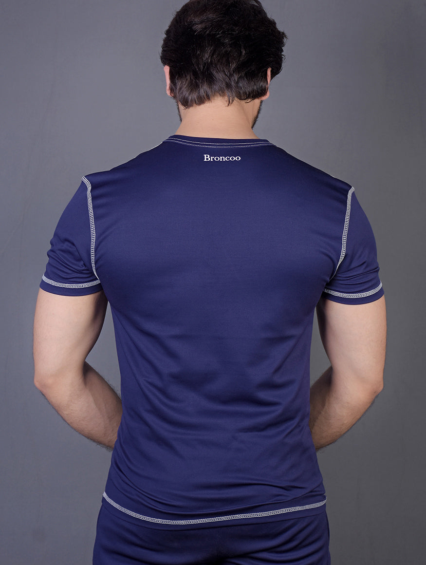 Navy performance Fit Shirt