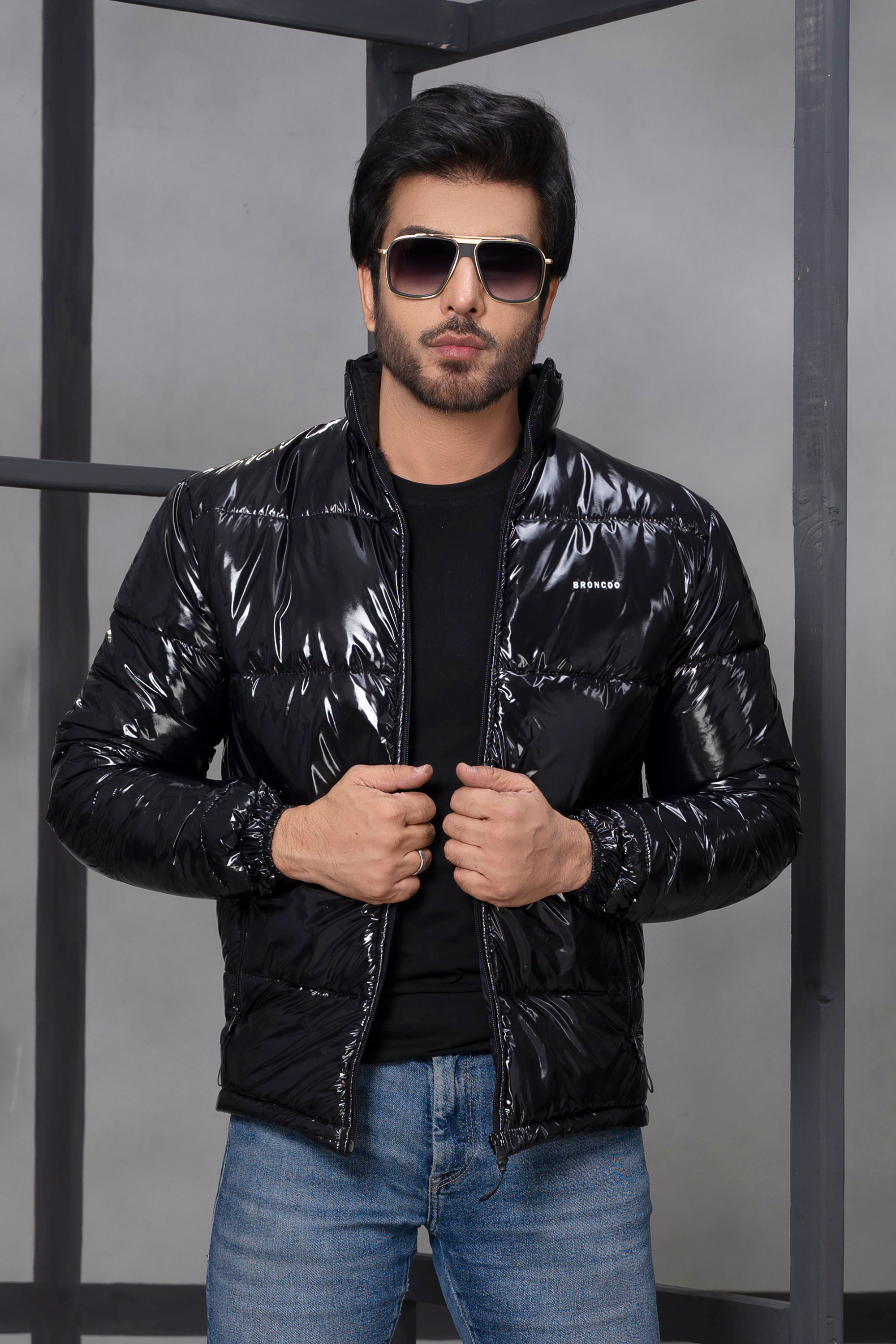 Black Moto Racer Jacket